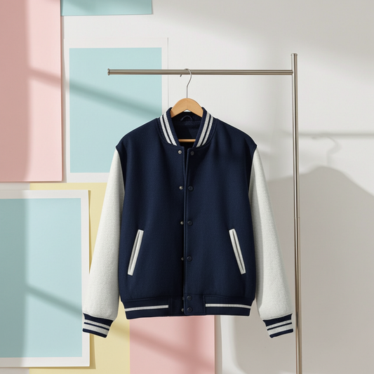 Varsity Jacket Navy Blue
