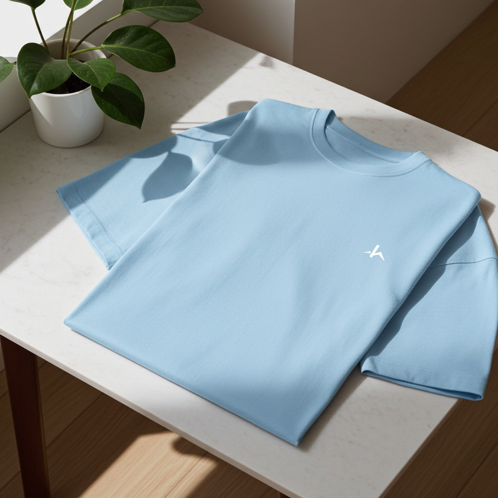 Plain Unisex Terry Oversized Tshirt - HideARC