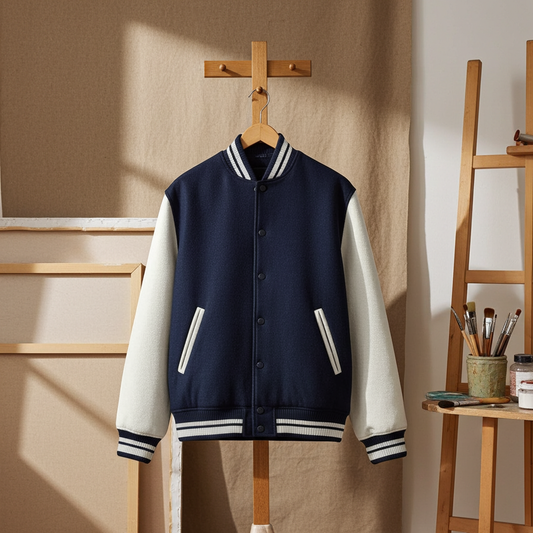 Varsity Jacket Navy Blue