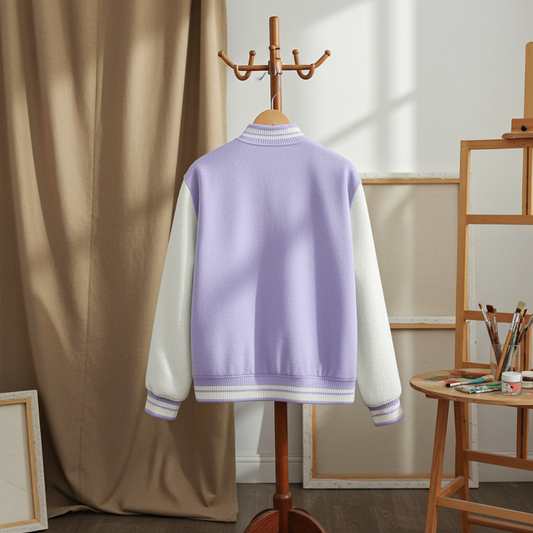 Varsity Jacket Lavender