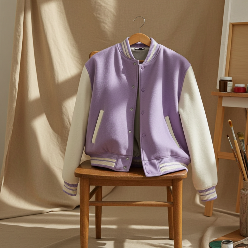 Varsity Jacket Lavender