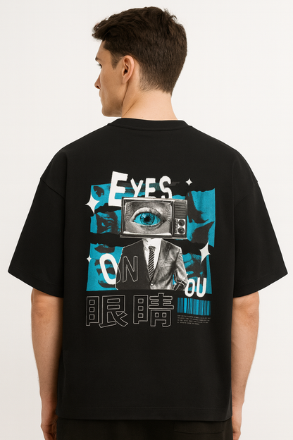 EYE ON YOU - Unisex Terry Oversized Tshirt