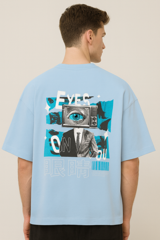 EYE ON YOU - Unisex Terry Oversized Tshirt